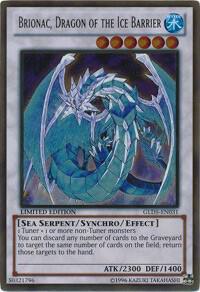 Brionac, Dragon of the Ice Barrier GLD5-EN031 card from Gold Series: Haunted Mine