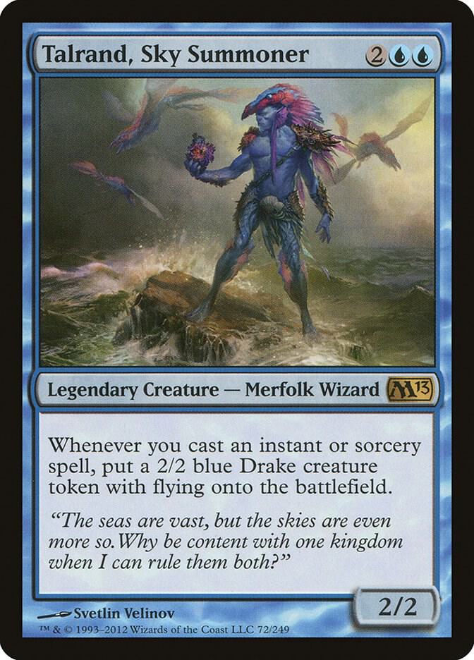 Talrand, Sky Summoner 72 card from Magic 2013 (M13)