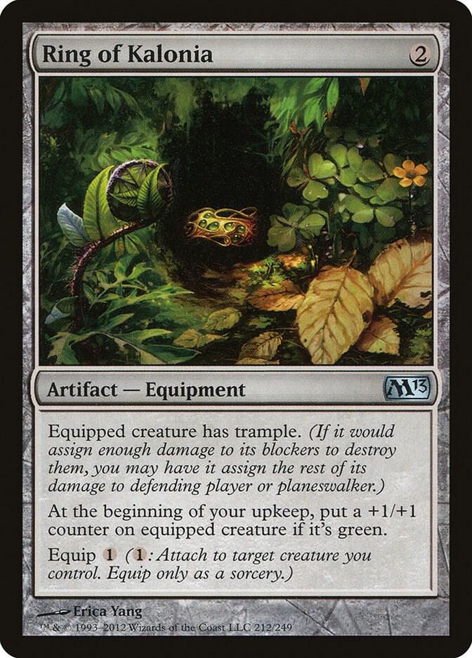 Ring of Kalonia 212 card from Magic 2013 (M13)