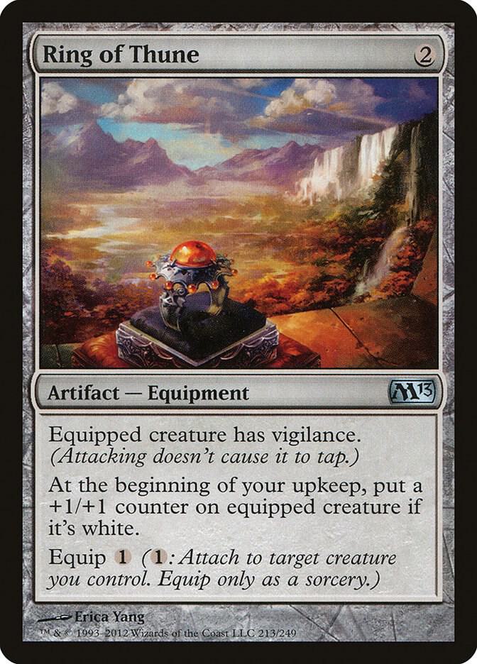 Ring of Thune 213 card from Magic 2013 (M13)