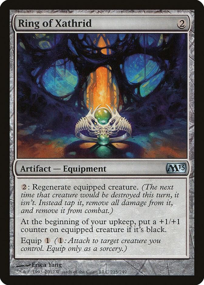 Ring of Xathrid 215 card from Magic 2013 (M13)