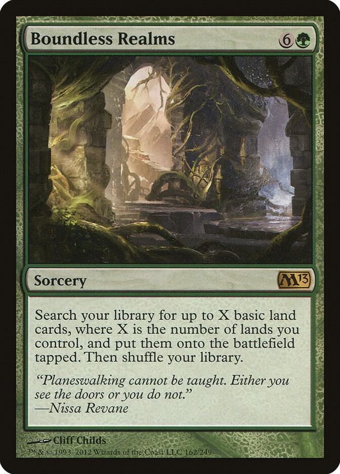 Boundless Realms 162 card from Magic 2013 (M13)