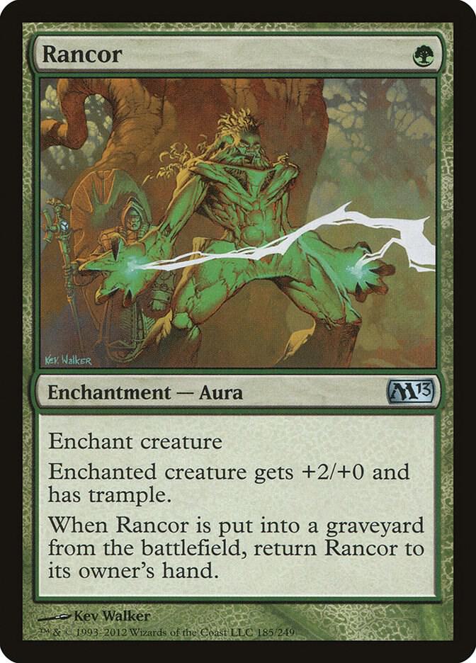 Rancor 185 card from Magic 2013 (M13)