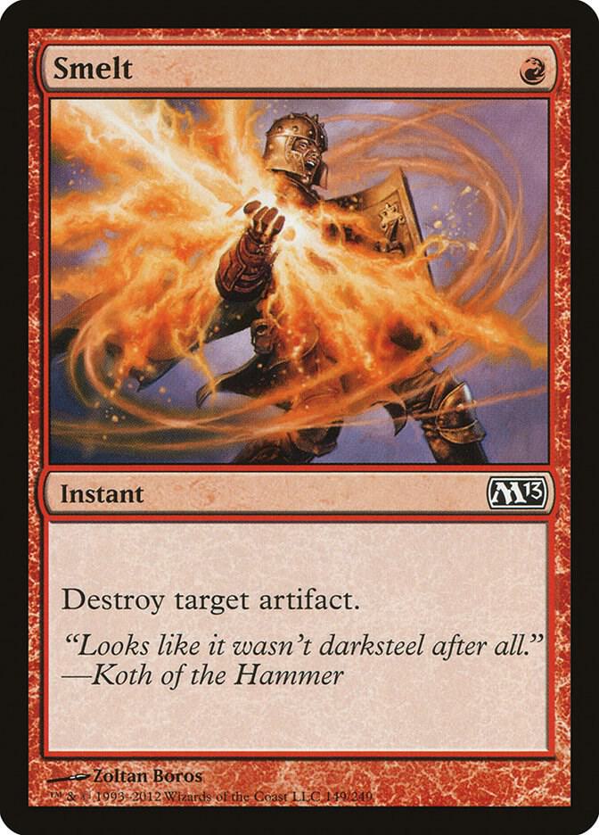 Smelt 149 card from Magic 2013 (M13)