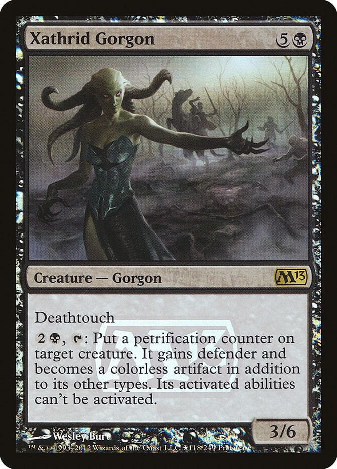Xathrid Gorgon 118 card from Prerelease Cards