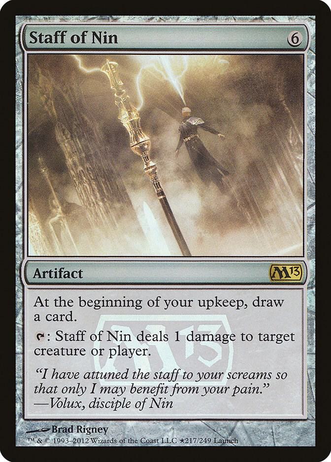 Staff of Nin 217 card from Launch Party & Release Event Promos