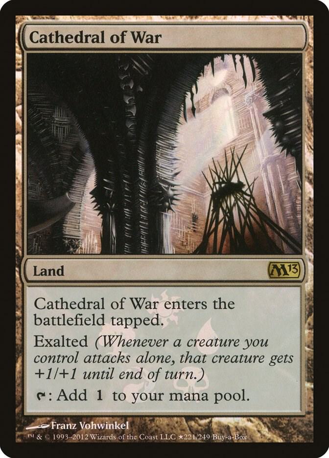 Cathedral of War 221 card from Buy-A-Box Promos