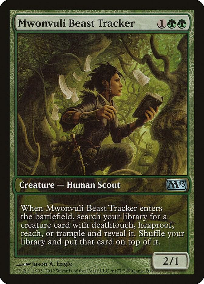 Mwonvuli Beast Tracker 177 card from Game Day & Store Championship Promos
