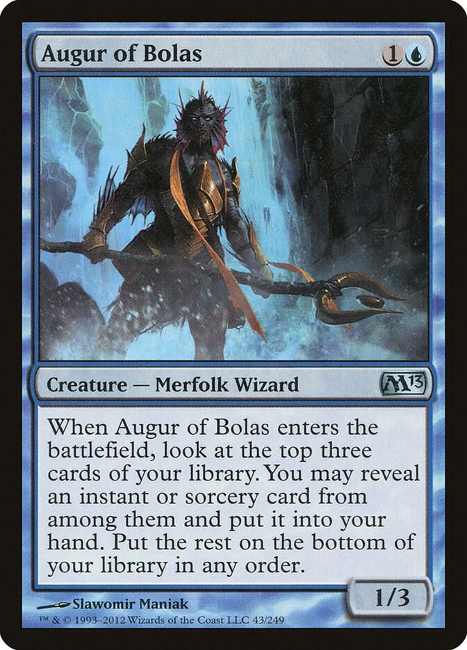 Augur of Bolas 43 card from Magic 2013 (M13)