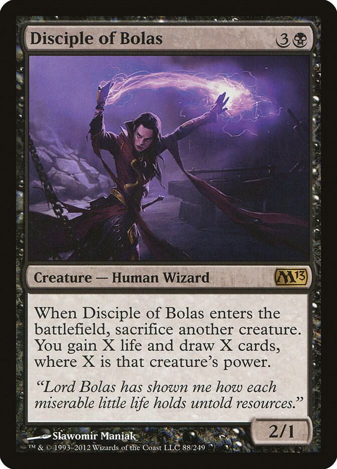 Disciple of Bolas 88 card from Magic 2013 (M13)