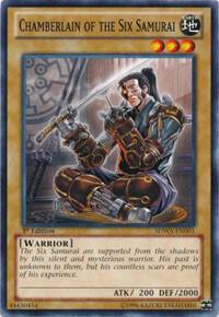 Chamberlain of the Six Samurai SDWA-EN001 card from Structure Deck: Samurai Warlords