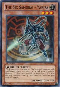 The Six Samurai - Yariza SDWA-EN003 card from Structure Deck: Samurai Warlords