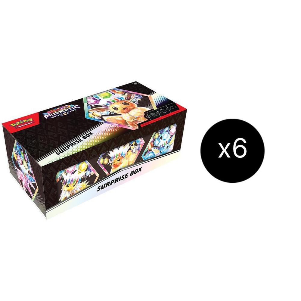 Prismatic Evolutions Surprise Box Case card from SV: Prismatic Evolutions