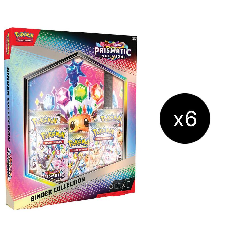 Prismatic Evolutions  Binder Collection Case card from SV: Prismatic Evolutions