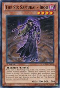 The Six Samurai - Irou SDWA-EN008 card from Structure Deck: Samurai Warlords