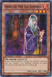Hand of the Six Samurai SDWA-EN015 card from Structure Deck: Samurai Warlords