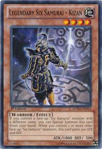Legendary Six Samurai - Kizan SDWA-EN016 card from Structure Deck: Samurai Warlords