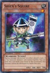 Shien's Squire SDWA-EN019 card from Structure Deck: Samurai Warlords