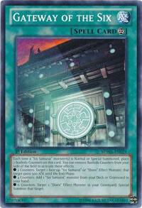 Gateway of the Six SDWA-EN029 card from Structure Deck: Samurai Warlords