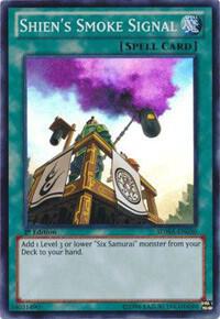 Shien's Smoke Signal SDWA-EN030 card from Structure Deck: Samurai Warlords
