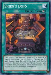Shien's Dojo SDWA-EN032 card from Structure Deck: Samurai Warlords