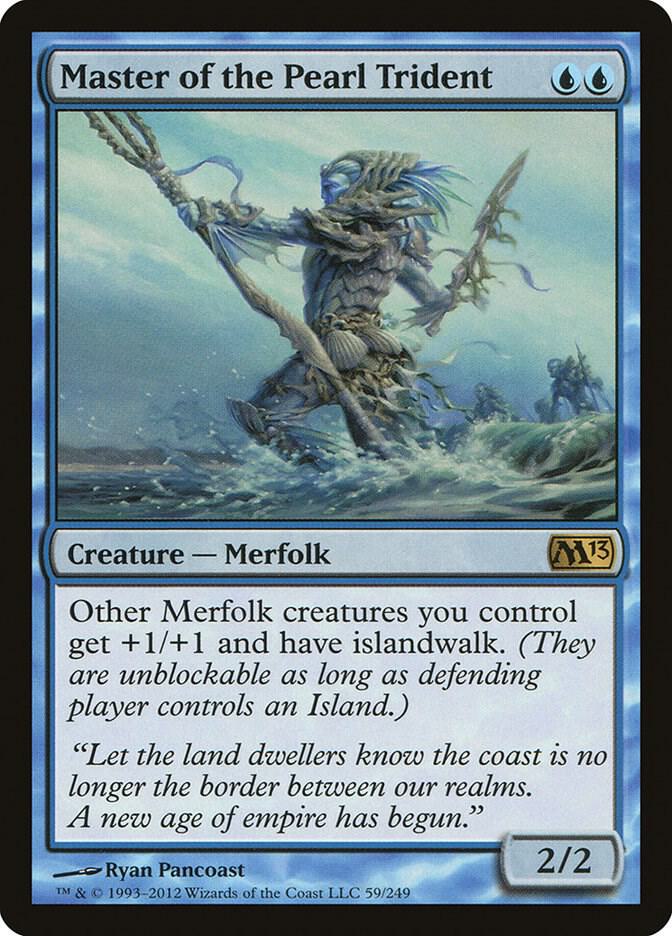 Master of the Pearl Trident 59 card from Magic 2013 (M13)