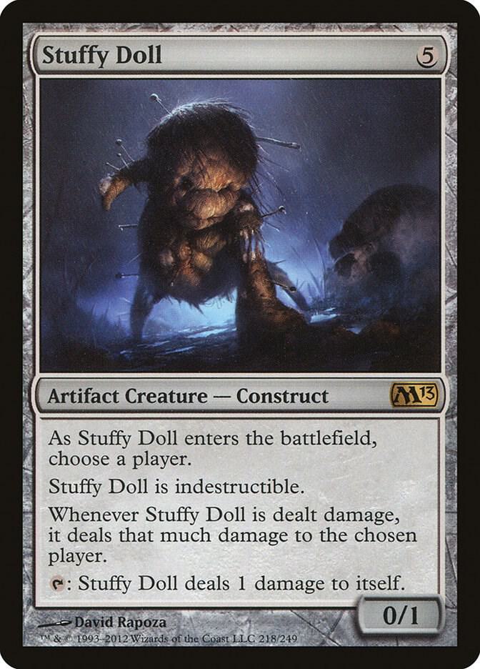 Stuffy Doll 218 card from Magic 2013 (M13)