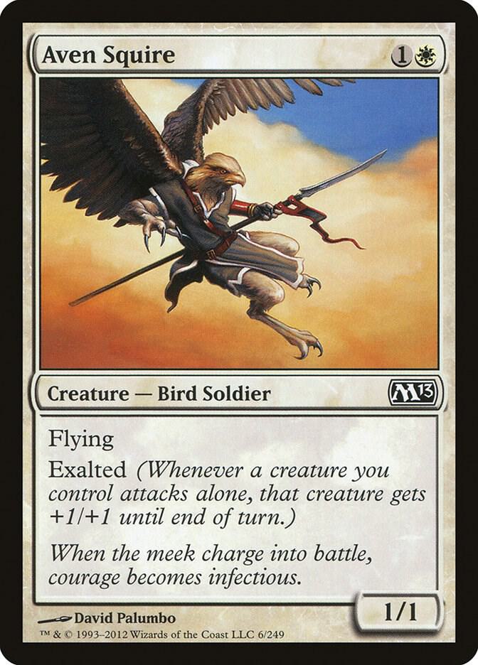 Aven Squire 6 card from Magic 2013 (M13)