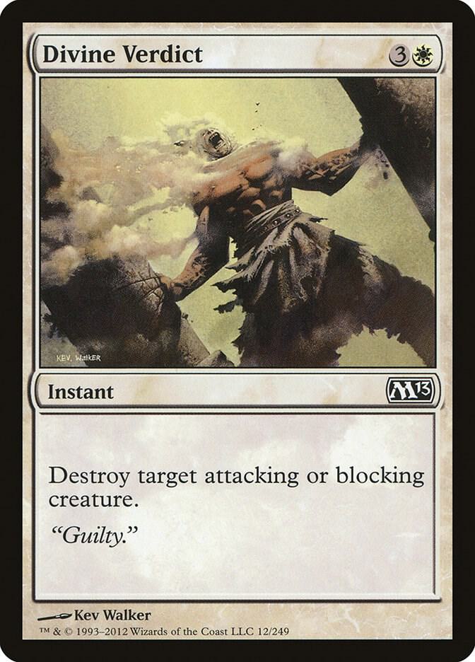 Divine Verdict 12 card from Magic 2013 (M13)