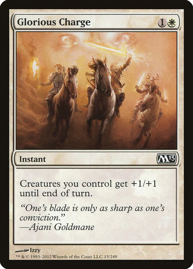 Glorious Charge 15 card from Magic 2013 (M13)