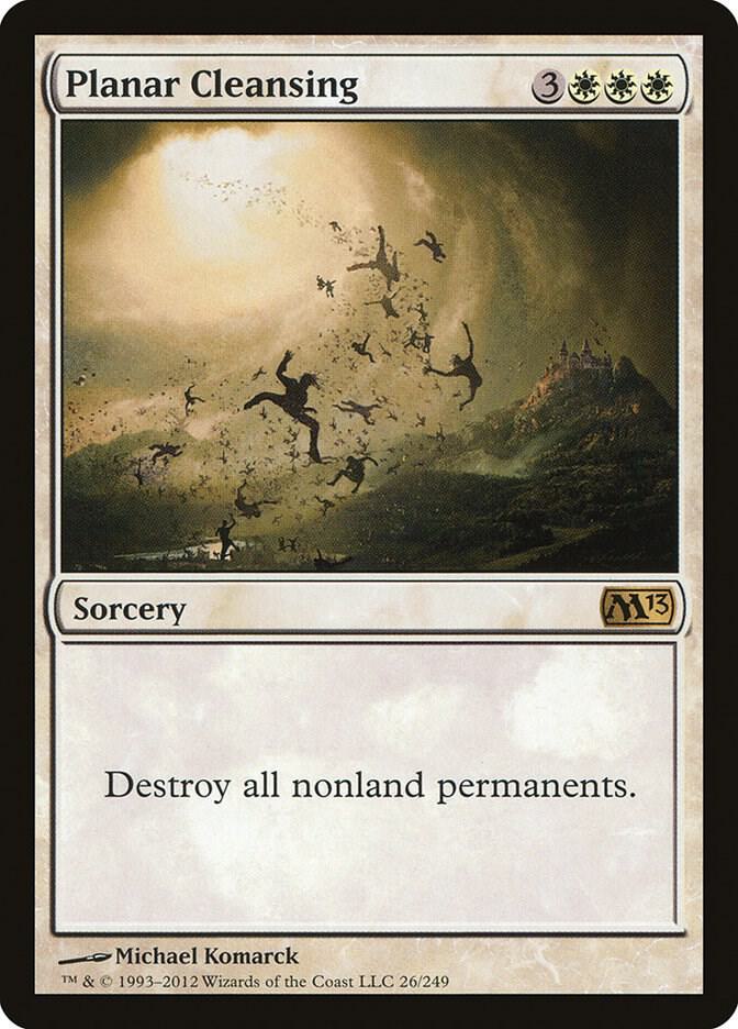 Planar Cleansing 26 card from Magic 2013 (M13)