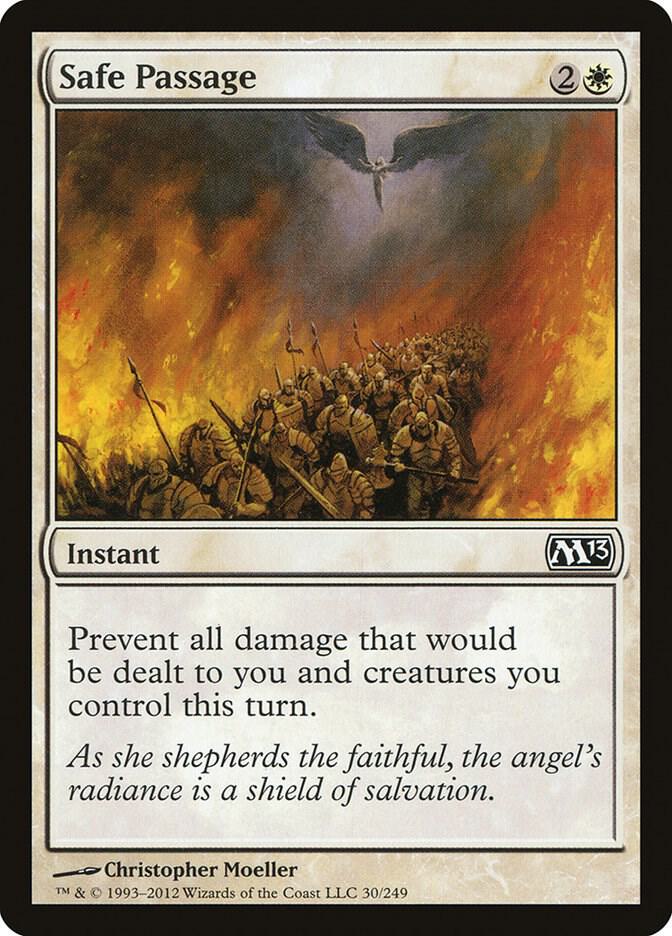 Safe Passage 30 card from Magic 2013 (M13)