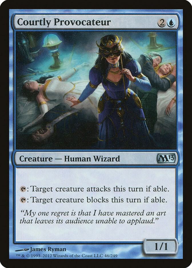 Courtly Provocateur 46 card from Magic 2013 (M13)