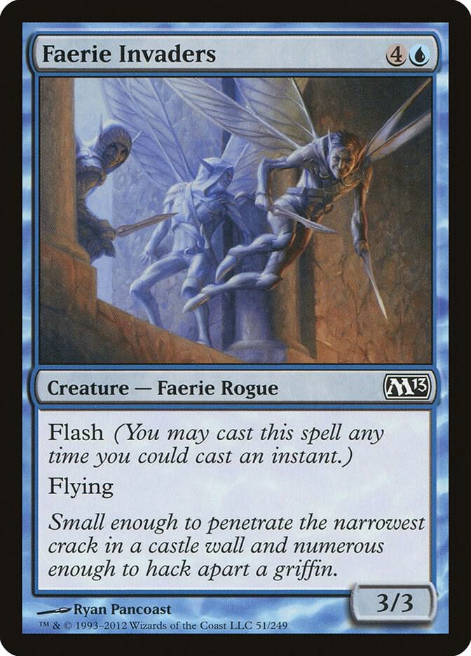 Faerie Invaders 51 card from Magic 2013 (M13)
