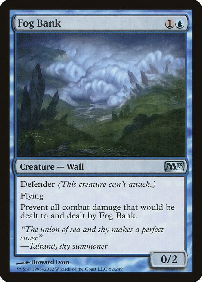 Fog Bank 52 card from Magic 2013 (M13)