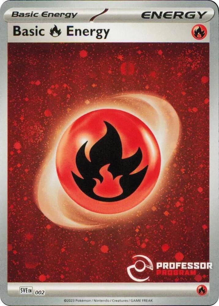 Fire Energy (2023) 002 card from Professor Program Promos