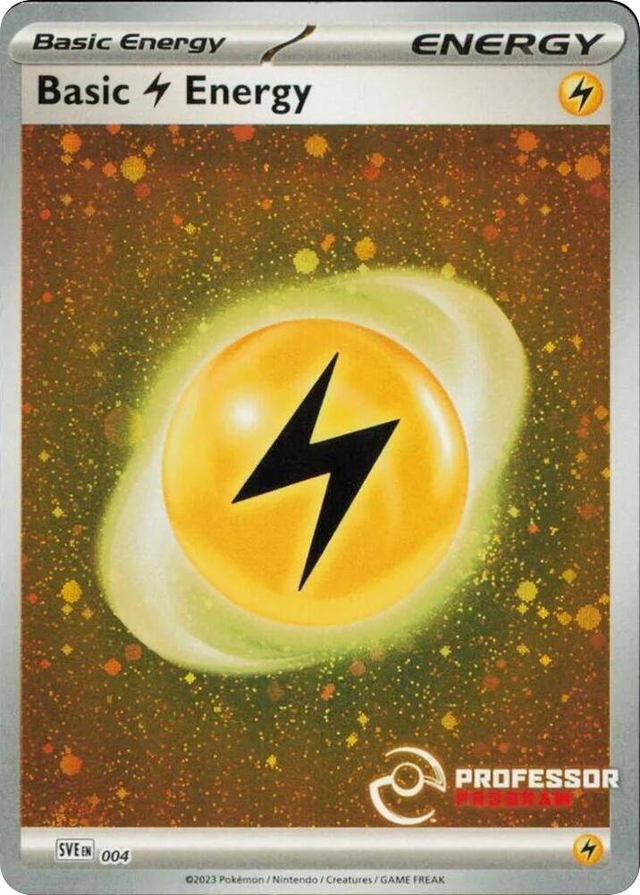 Lightning Energy (2023) 004 card from Professor Program Promos