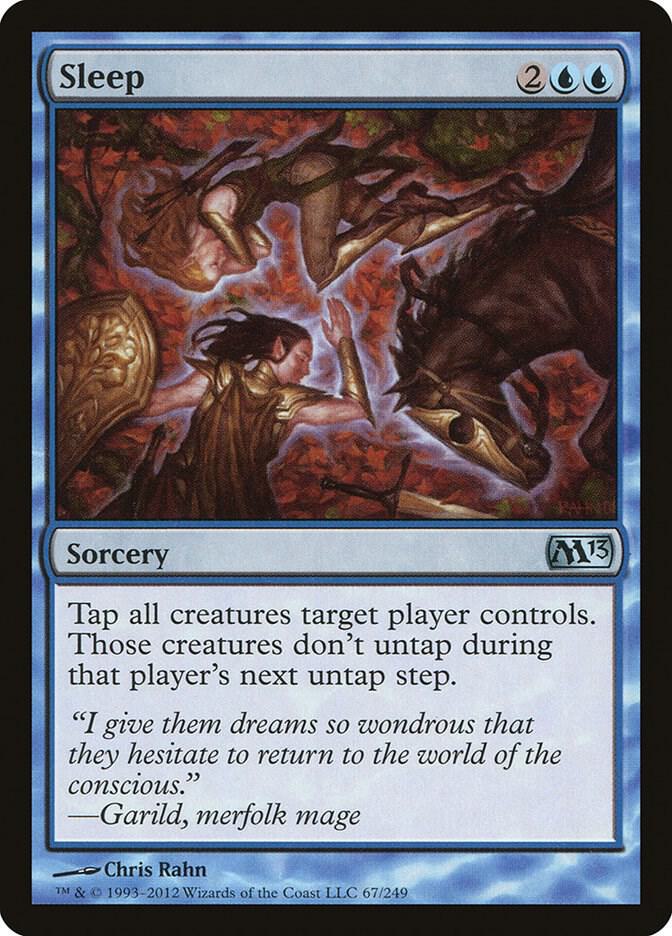 Sleep 67 card from Magic 2013 (M13)