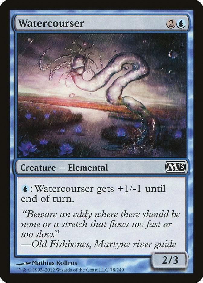 Watercourser 78 card from Magic 2013 (M13)