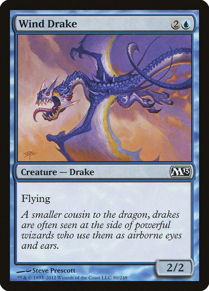 Wind Drake 80 card from Magic 2013 (M13)