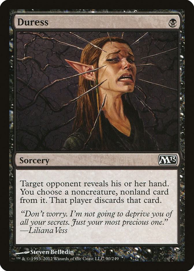 Duress 90 card from Magic 2013 (M13)