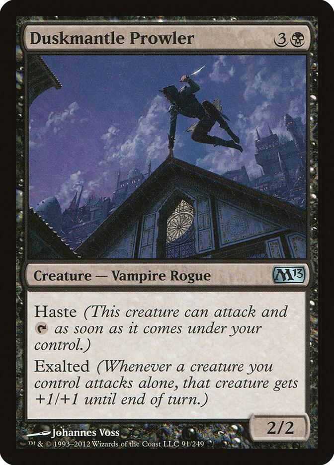 Duskmantle Prowler 91 card from Magic 2013 (M13)