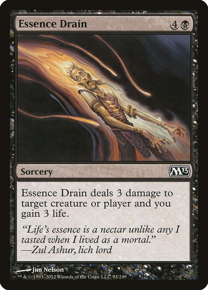 Essence Drain 93 card from Magic 2013 (M13)