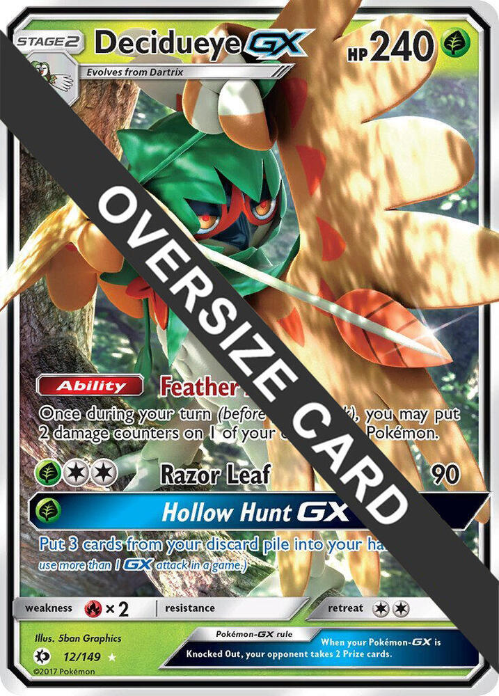 Decidueye GX (Decidueye GX Challenge Box) 12/149 card from Jumbo Cards