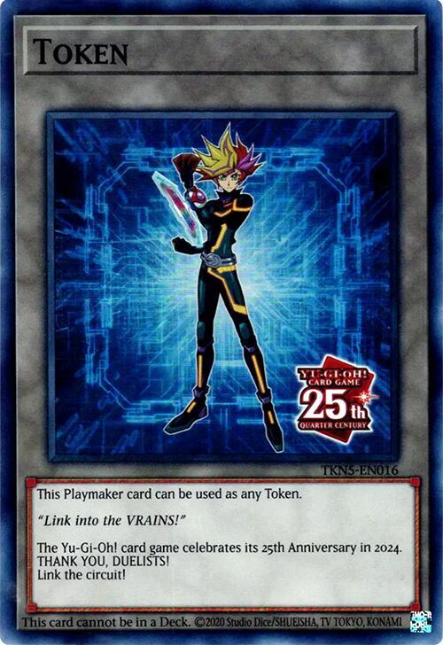 Token: Playmaker TKN5-EN016 card from Rage of the Abyss