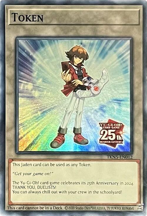 Token: Jaden TKN5-EN012 card from Rage of the Abyss