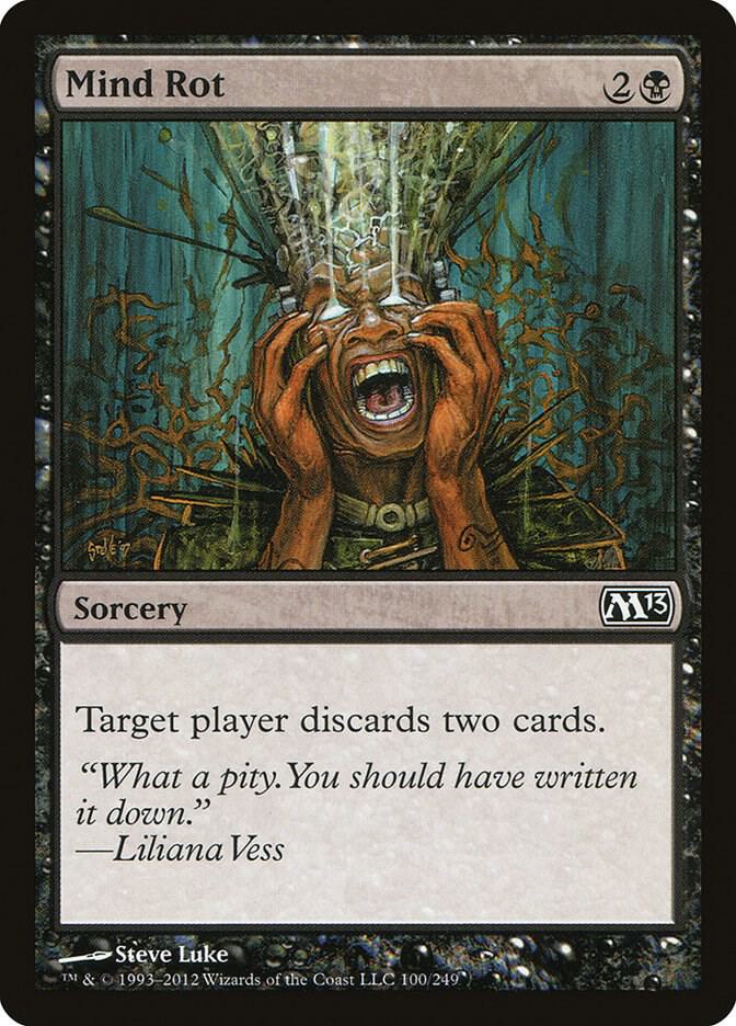 Mind Rot 100 card from Magic 2013 (M13)