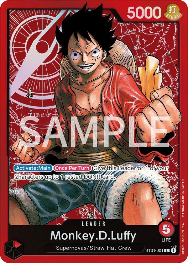 Monkey.D.Luffy ST01-001 card from Revision Pack Cards
