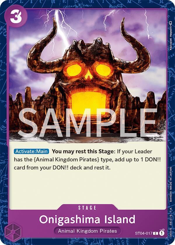 Onigashima Island ST04-017 card from Revision Pack Cards