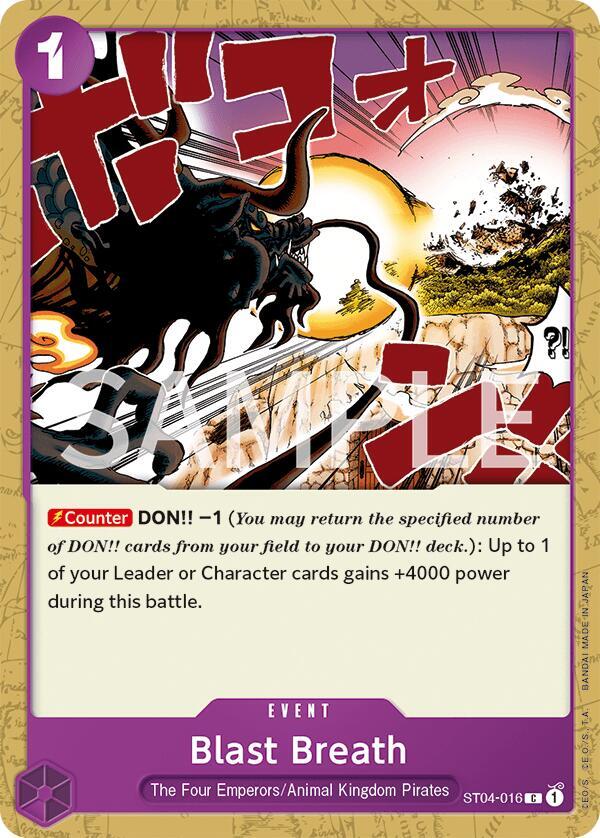 Blast Breath ST04-016 card from Revision Pack Cards